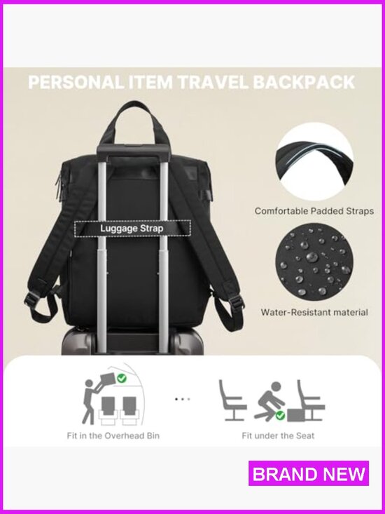 16 Inch Laptop Backpack Large Capacity Work Travel College main image 5